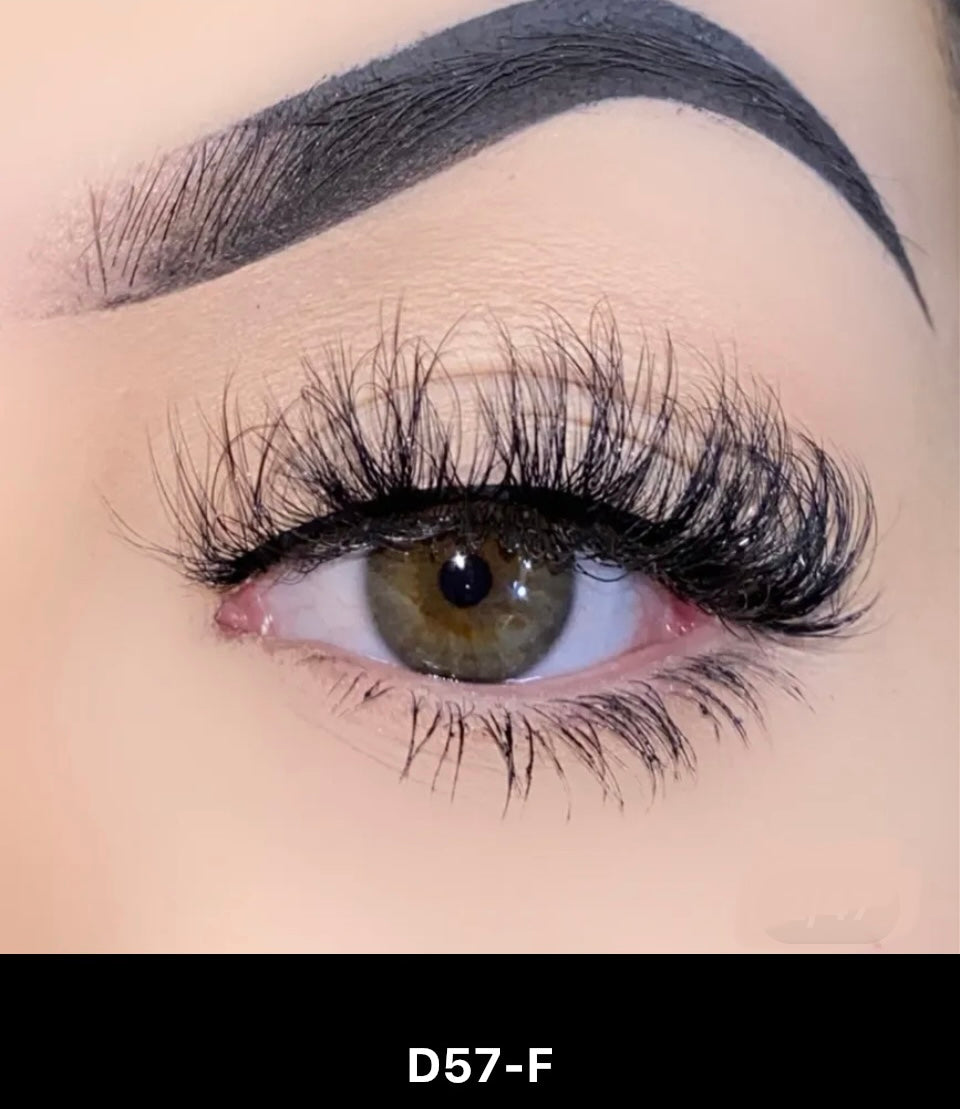 D57-F 15mm 3D Fluffy Mink Lash