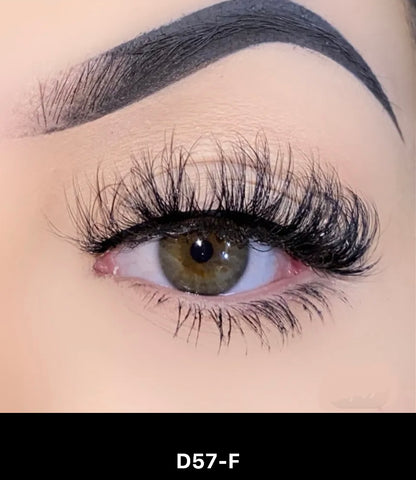 D57-F 15mm 3D Fluffy Mink Lash